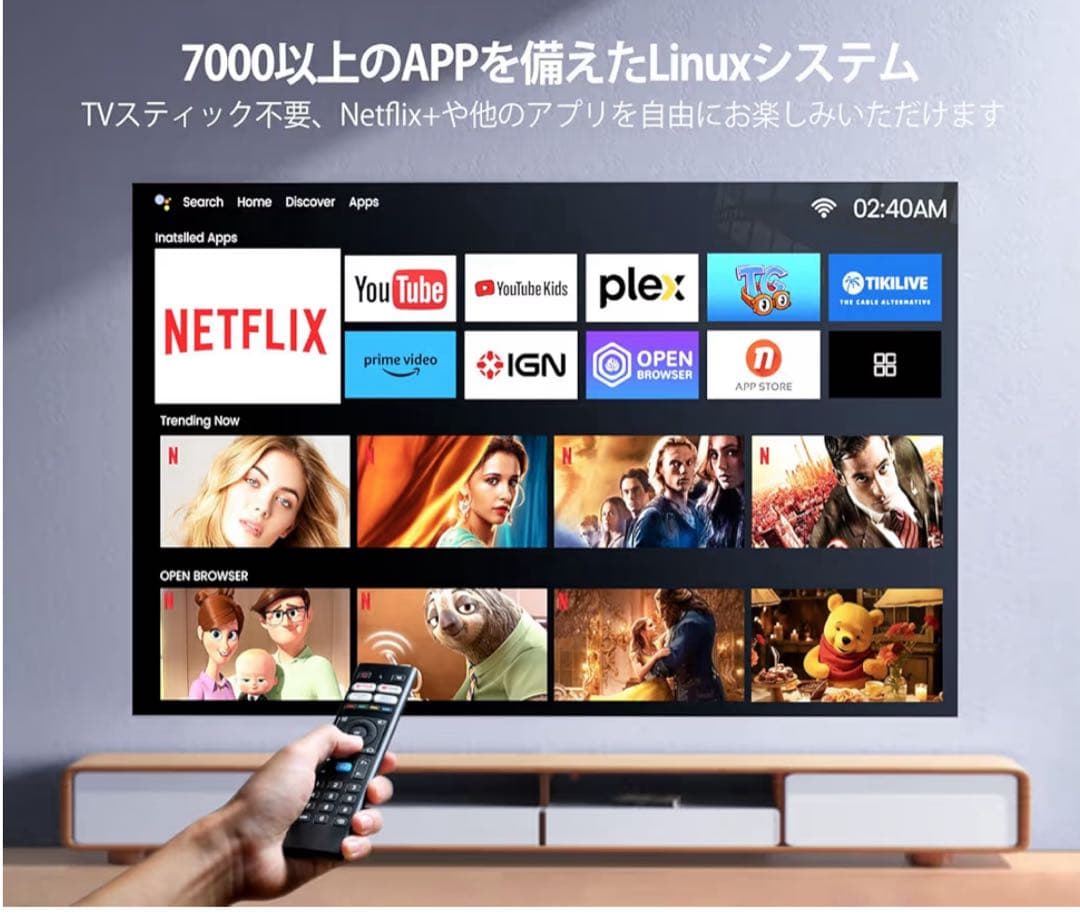 【新品】高級版 WiMiUS プロジェクター4K Model:K9