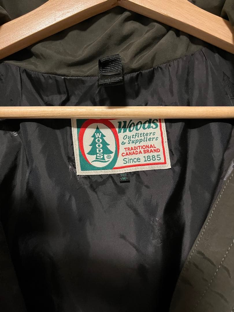 Woods フィッシングジャケット ダークグリーン
