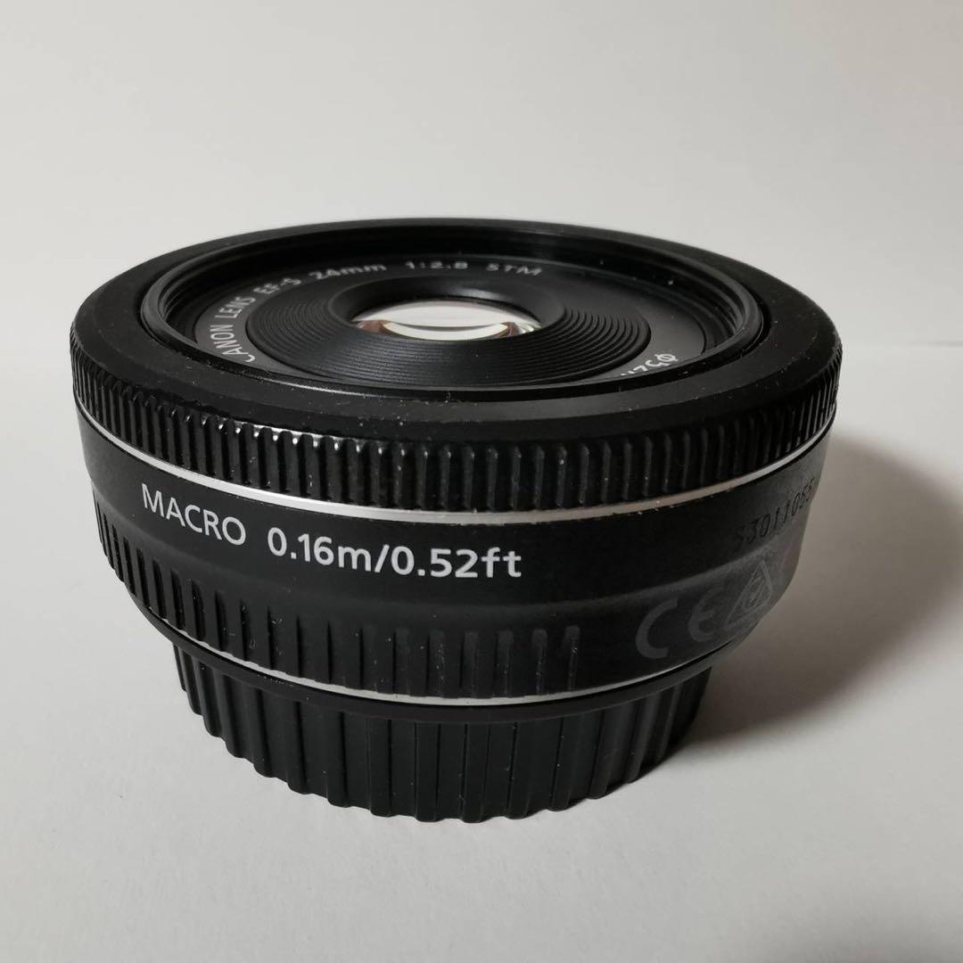 Canon EF-S 24mm レンズ 中古 前後キャップ付き
