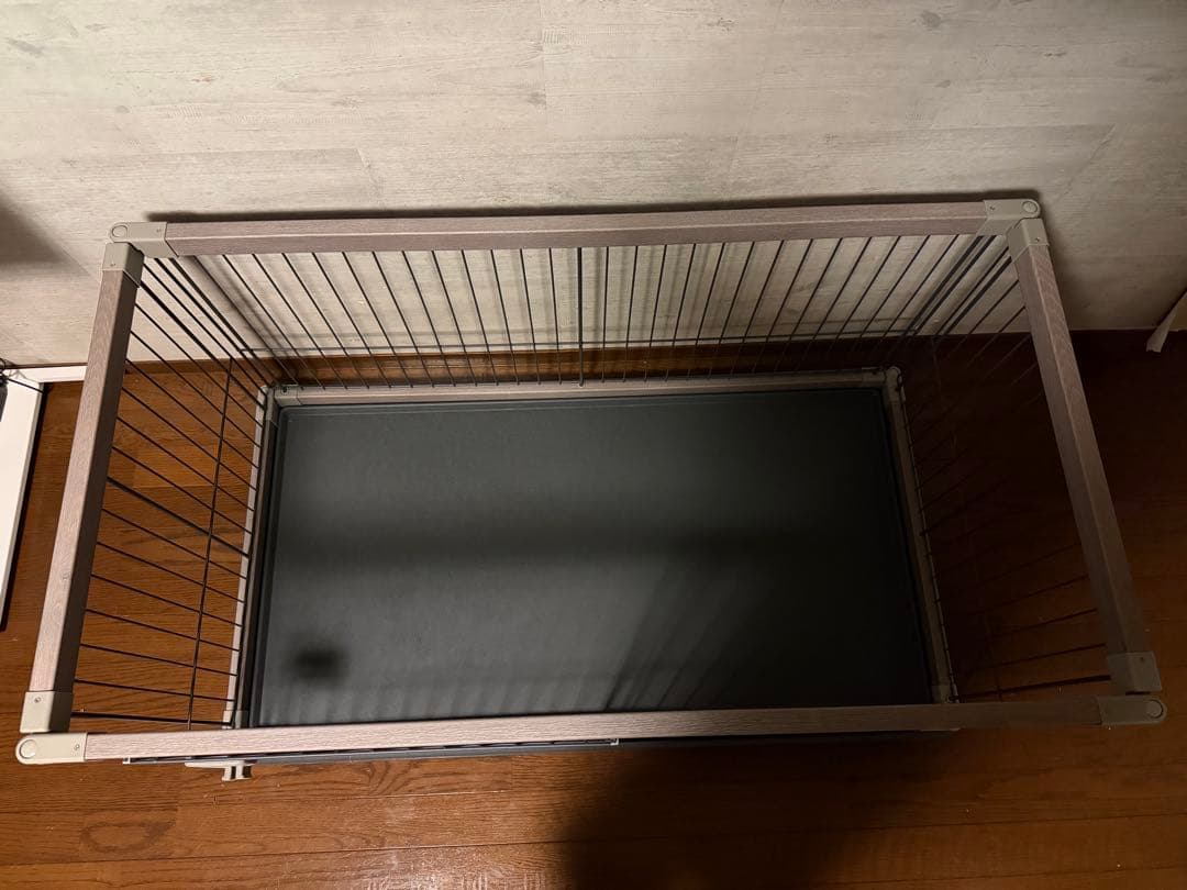 超美品　アイリスオーヤマ　犬用ケージ サークル　アッシュグレー 120cm