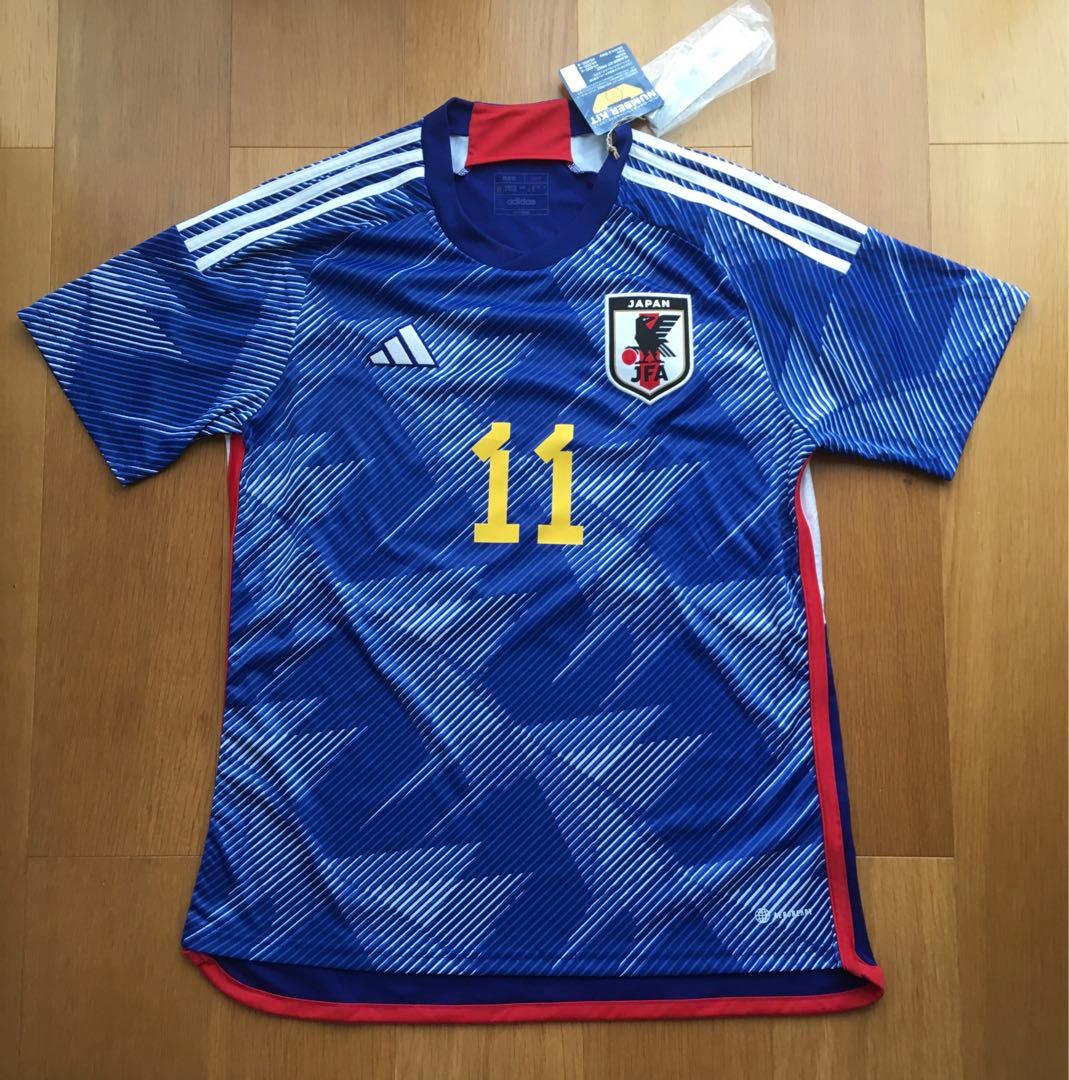 【新品】サッカー日本代表ユニフォーム 久保建英 2022年カタールW杯　タグ付き