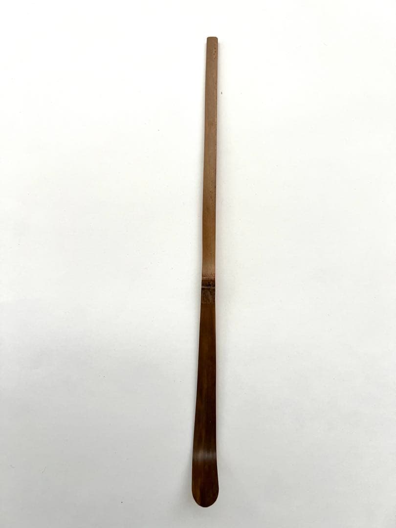 美品【松の緑】大徳寺塔頭　高桐院 上田義山書付 煤竹茶杓 竹玄作