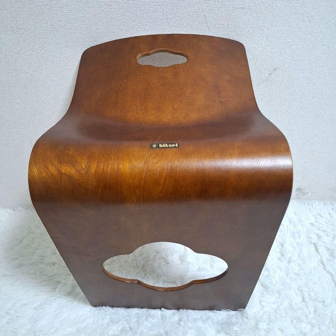 【美品】光製作所 木製座椅子 曲げ座椅子 和座椅子 旅館椅子 6脚セット