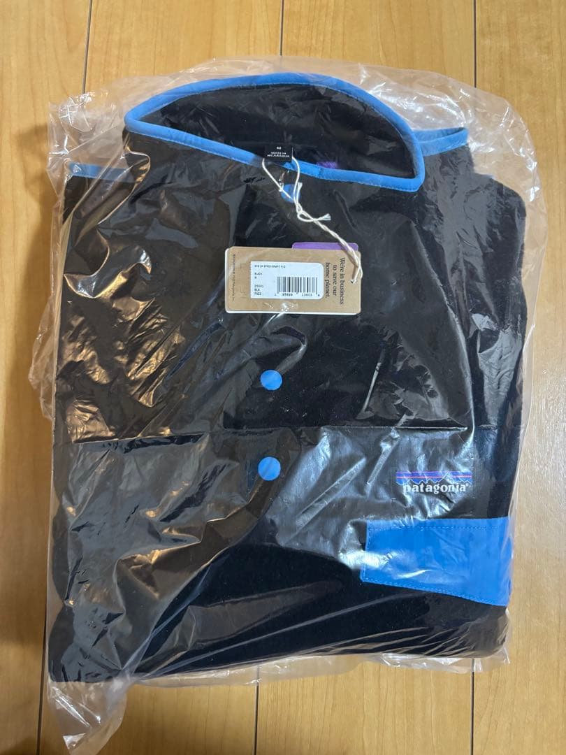 ★新品　タグ付き　パタゴニア シンチラ スナップT ブラック/ブルー　 Mサイズ