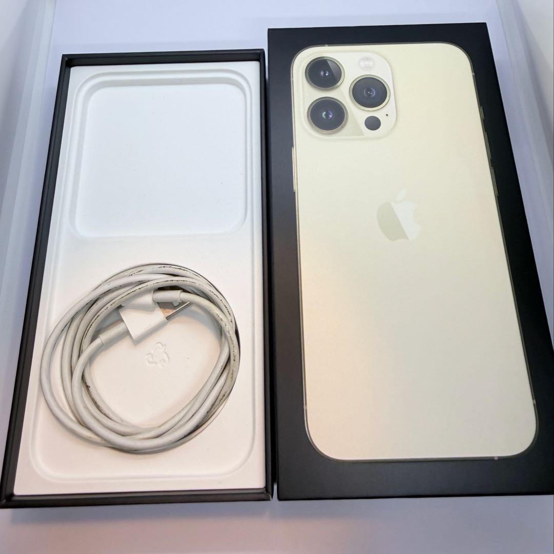 【美品】最大容量100% iPhone 13 Pro ゴールド　256GB