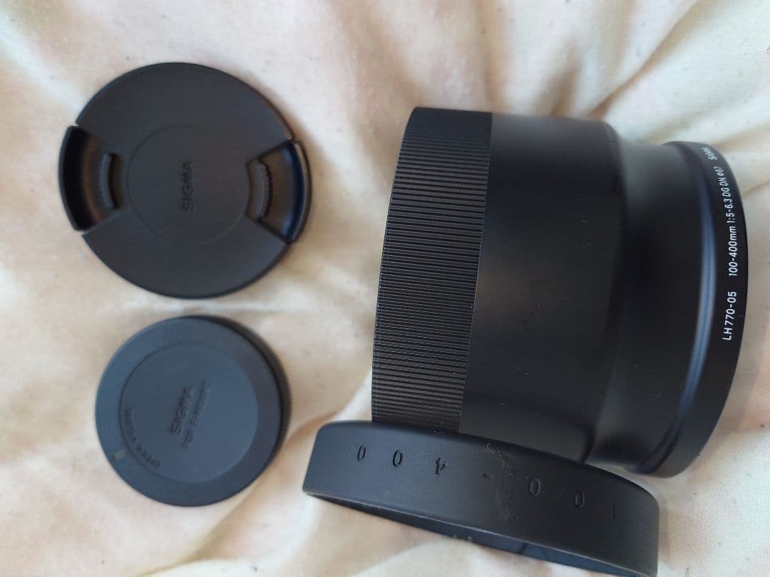 sigma 100-400 f5-6.3 dg dn eマウント　三脚座付き