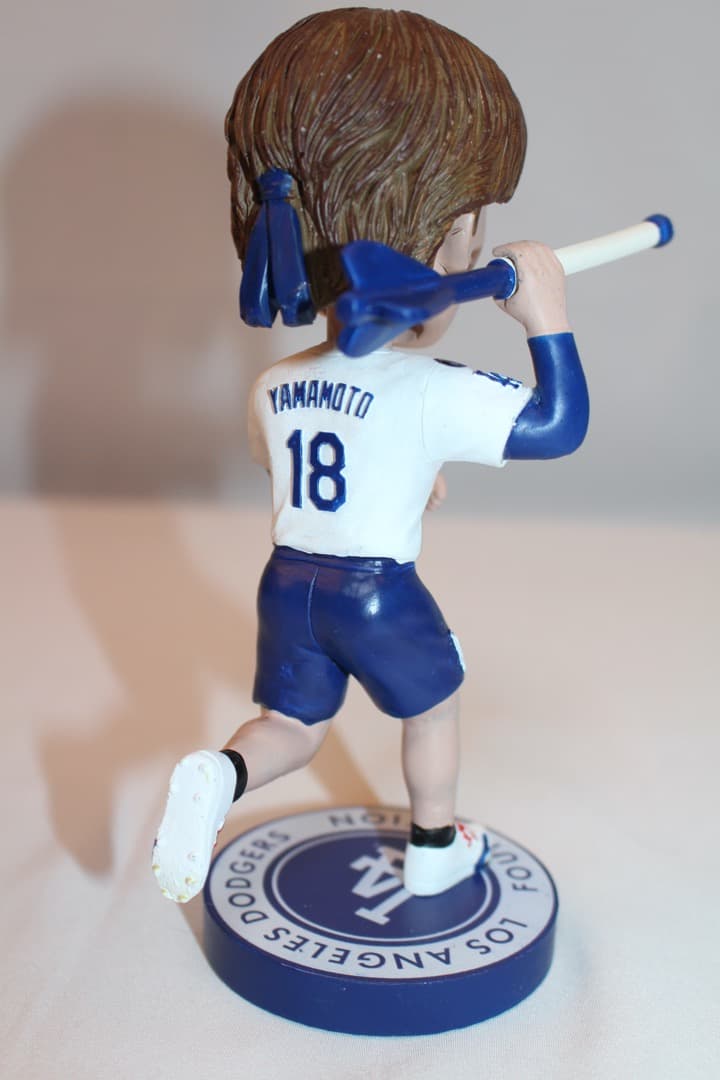 [訳あり新品2] 山本由伸選手ボブルヘッド ジャベリン（槍)2025年9月27日