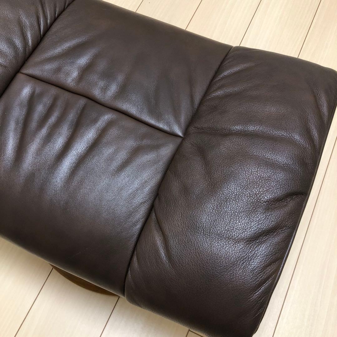EKORNES（エコーネス） ストレスレス オットマン 北欧家具 本革 茶色