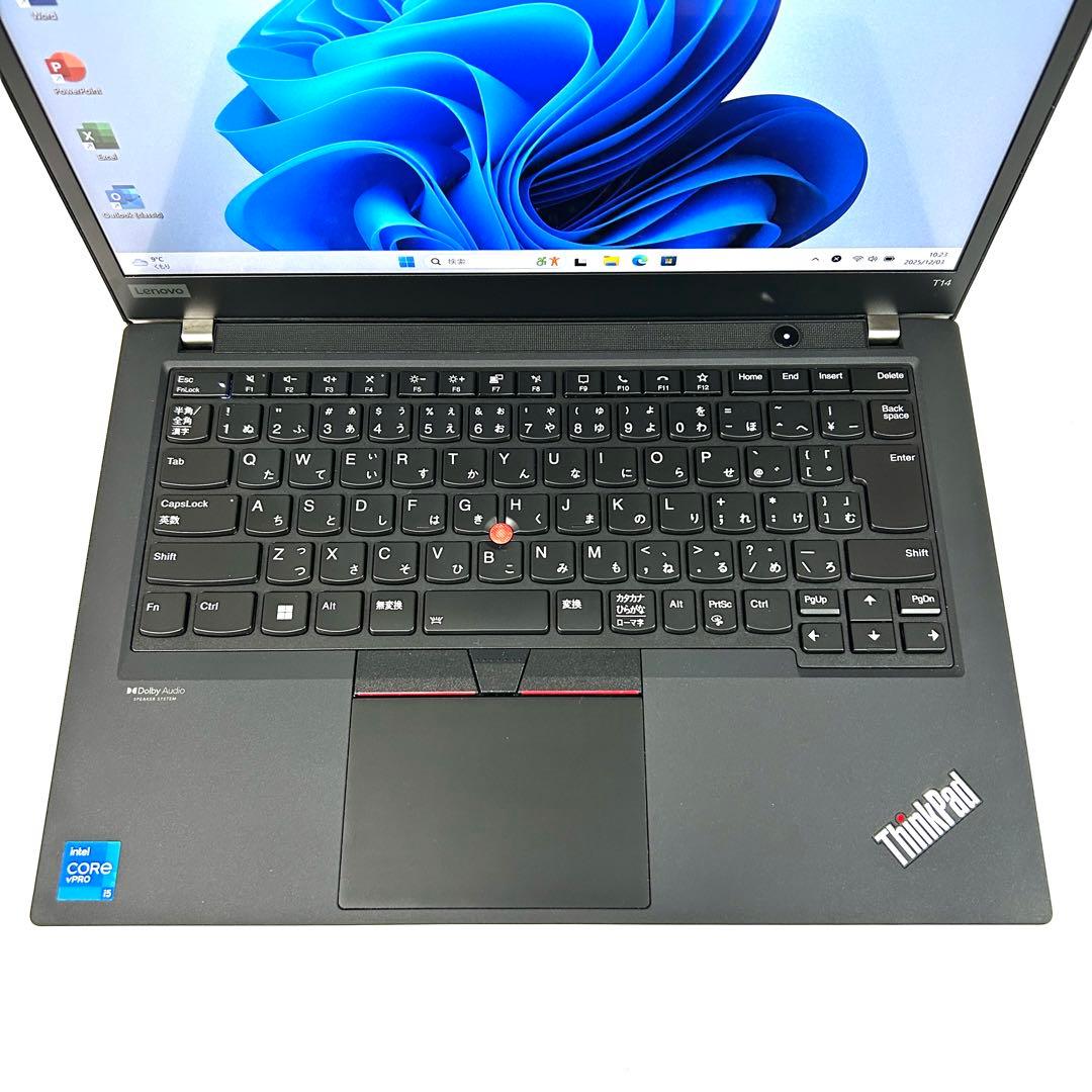 美品 ThinkPad T14 Gen2 タッチパネル バッテリー良好 16GB