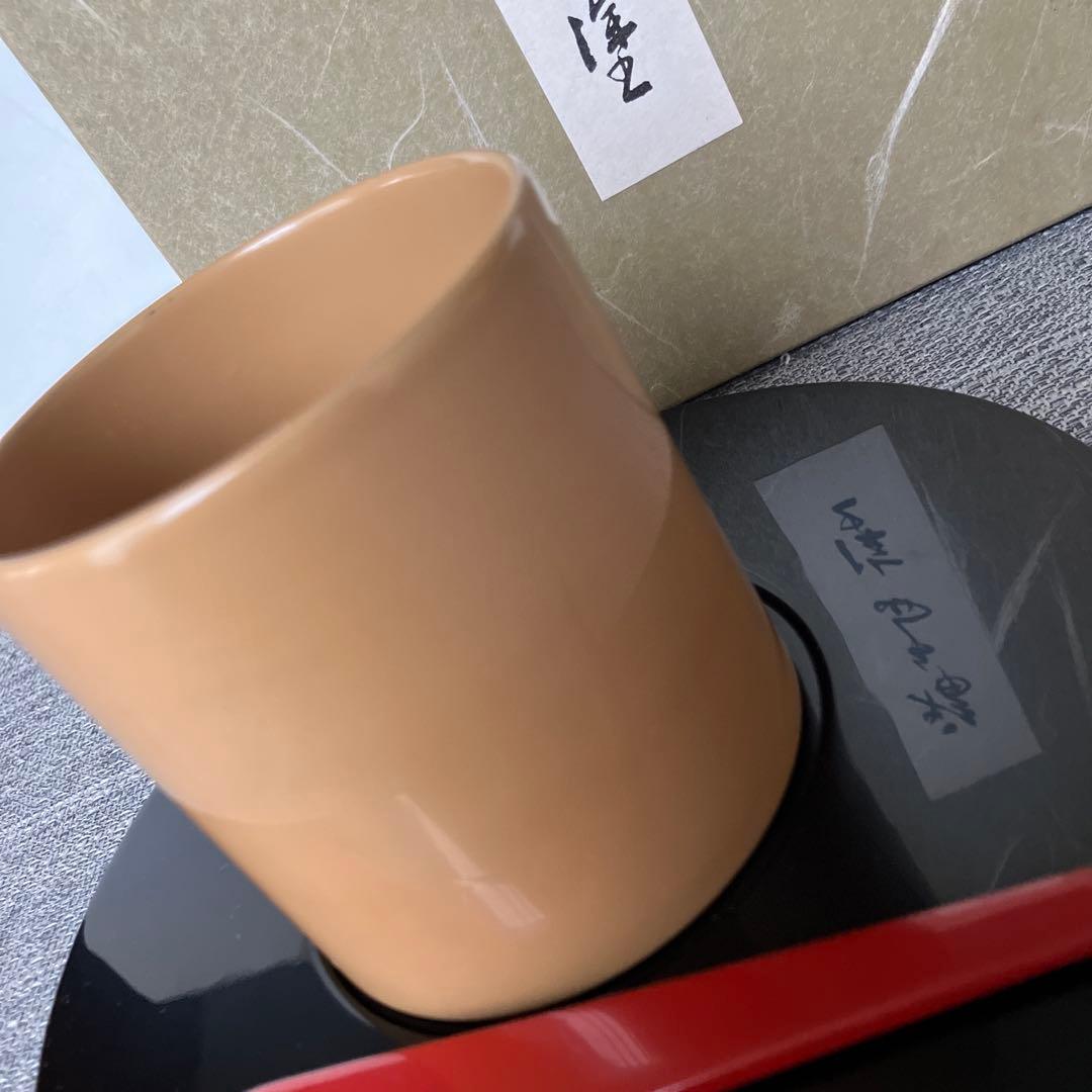 未使用　輪島塗　カップ&ソーサー