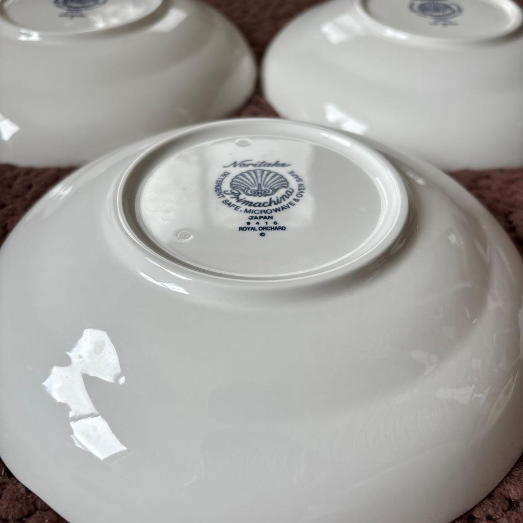 【未使用】ノリタケ ロイヤルオーチャード　深皿 スープ皿 カレー皿＋３種皿各３枚