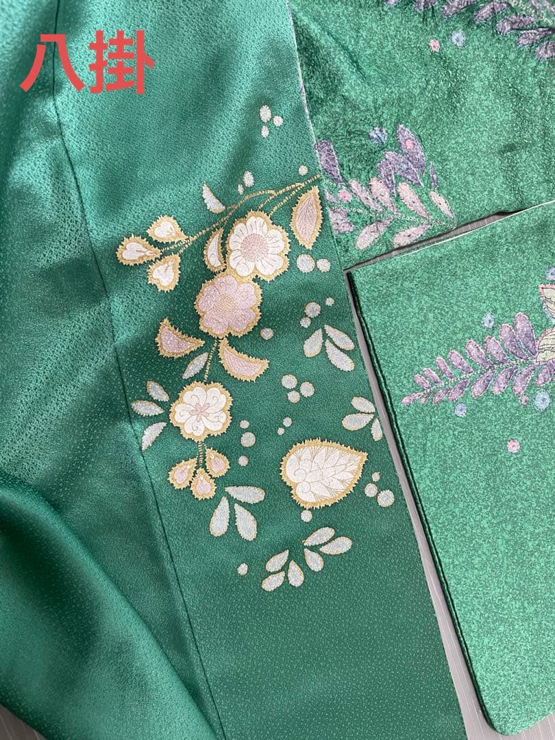 袷　訪問着　辻ヶ花/叩染　正絹　身丈163