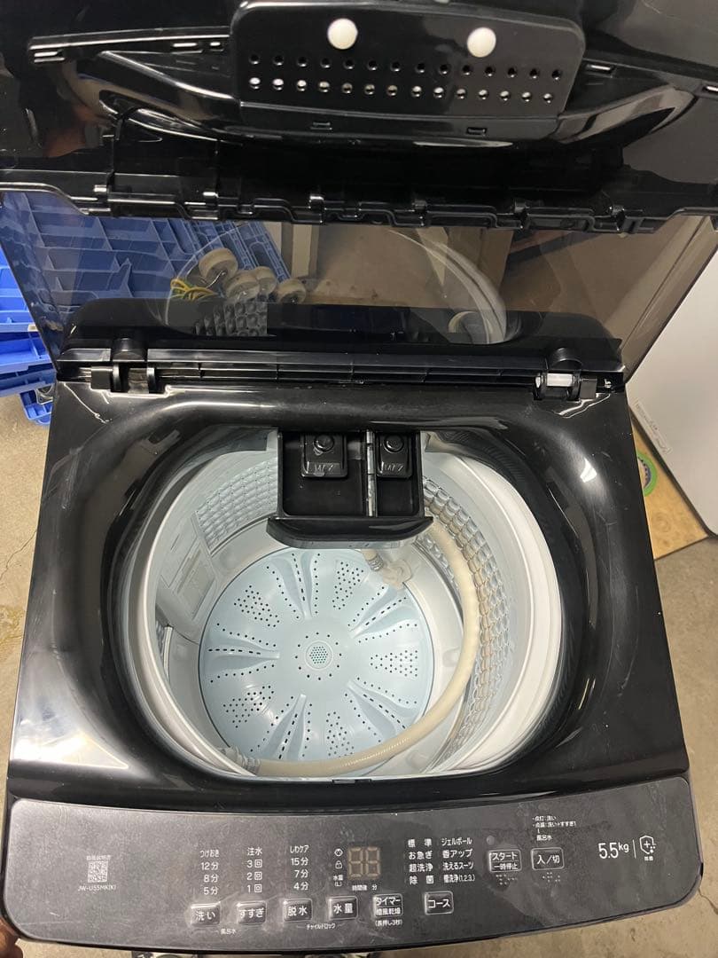 ほぼ未使用 Haier 2025年製最新モデル 洗濯機 5.5kg 風乾燥搭載T