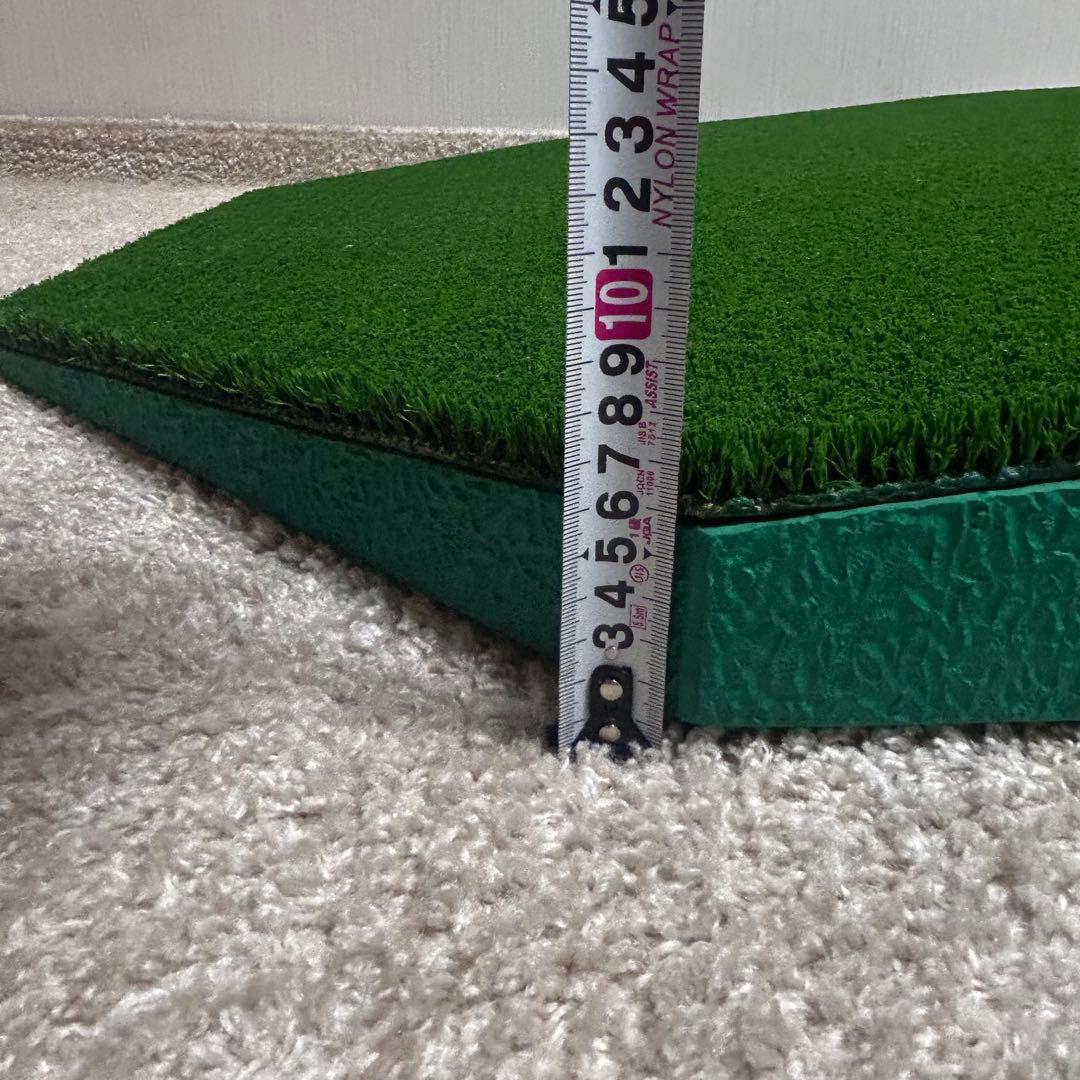 ゴルフ　練習用　傾斜ショットマット　傾斜マット　8角形　100cm×100cm