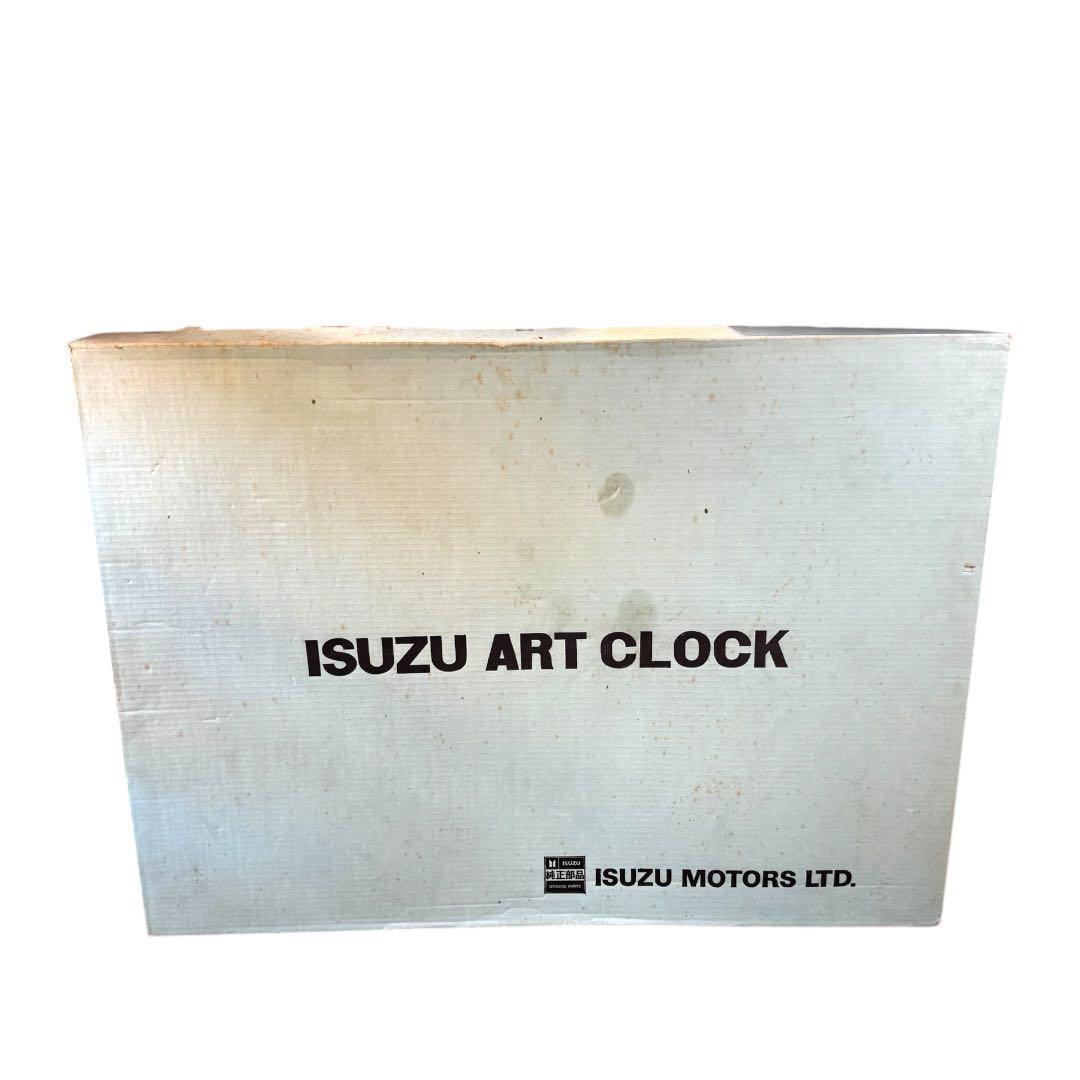 【超希少・未使用】いすず117クーペ パネル壁掛け時計 アートロック 外箱取説付