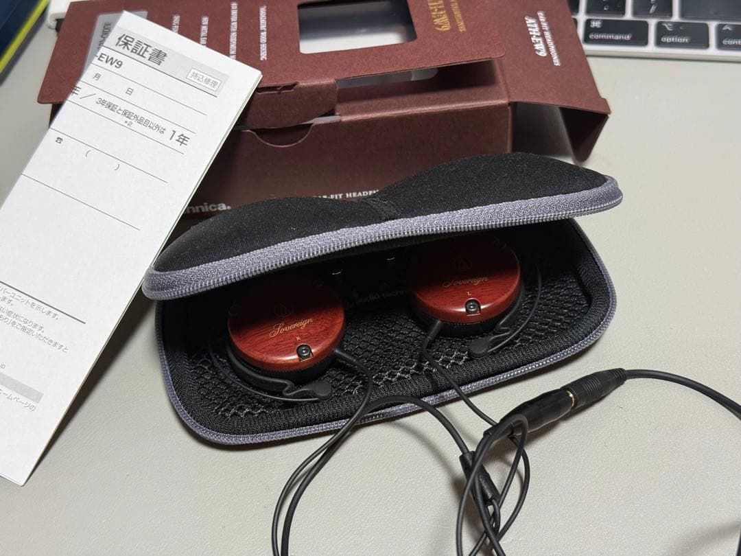 ほぼ未使用★audio-technica ATH-EW9