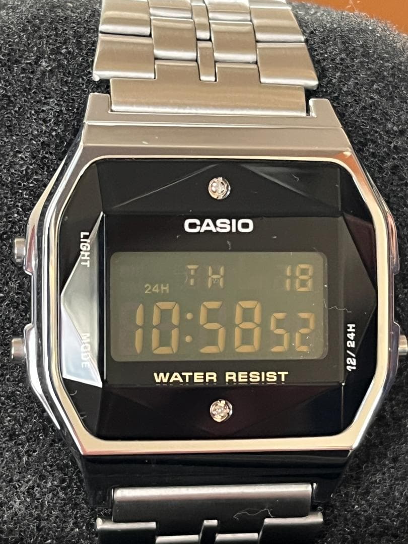 CASIO デジタルA159W ダイヤ
