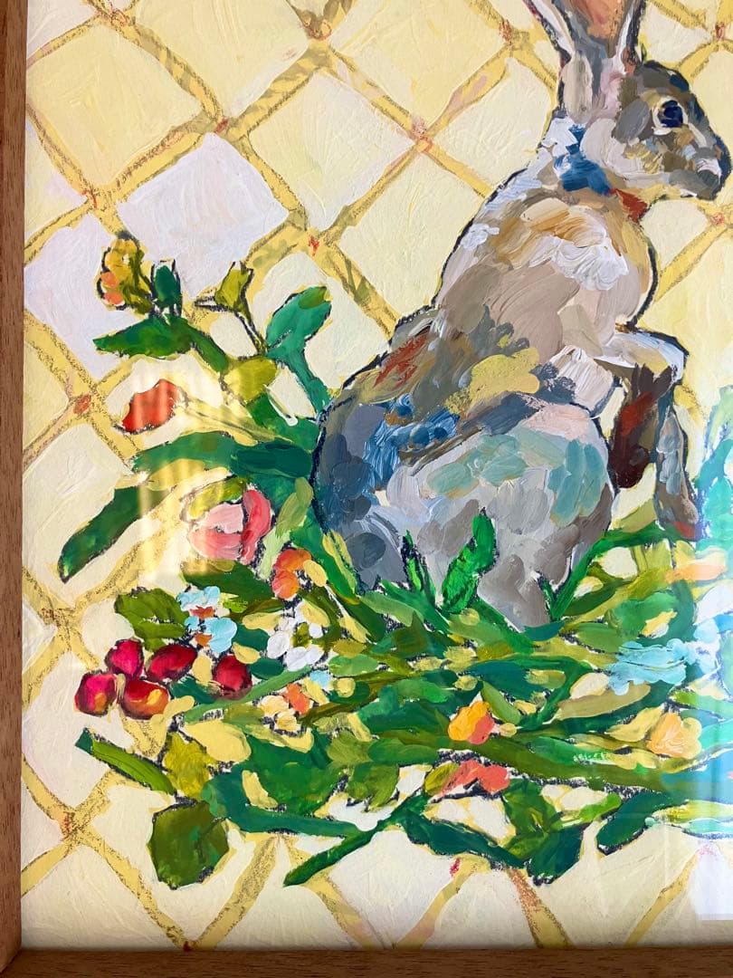 庄島歩音　原画　イラストレーション　うさぎ