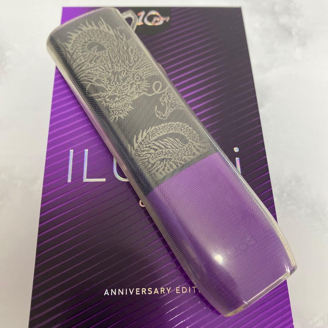 龍 鳳凰 デザイン iQOS アイコス イルマ i ワン 10周年 モデル 黒紫