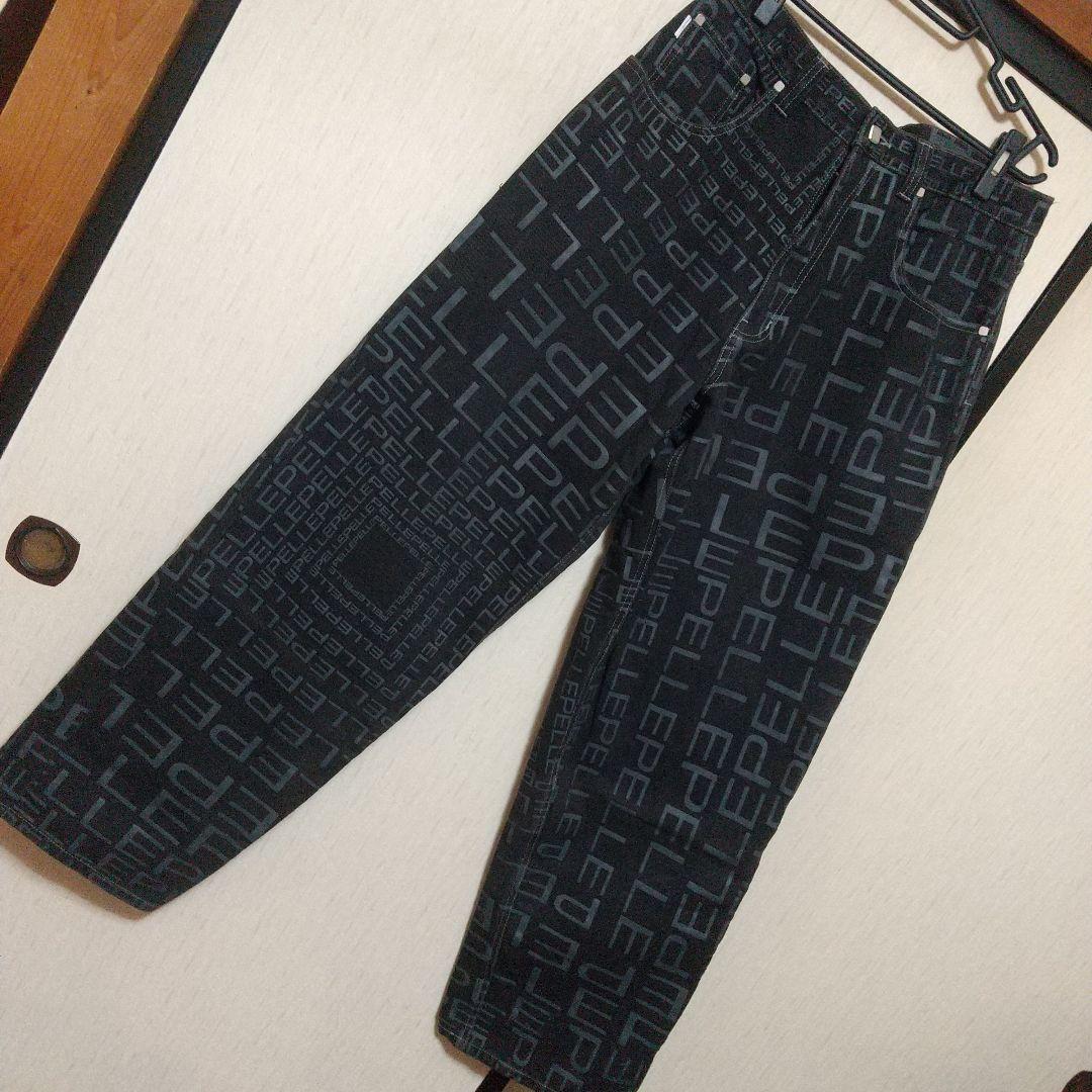 o*y様 PELLE PELLE『総柄ロゴ モノグラムデニムジーンズ』ペレペレ