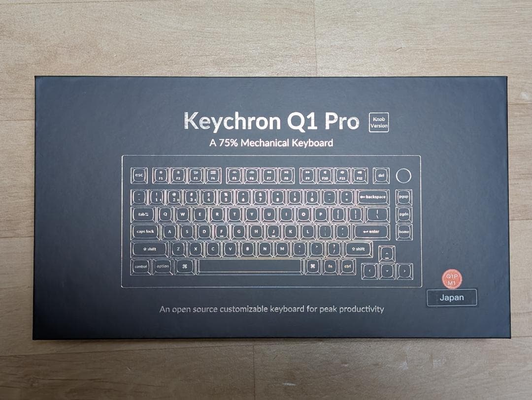 Keychron Q1 Pro US配列 75% メカニカルキーボード 赤軸