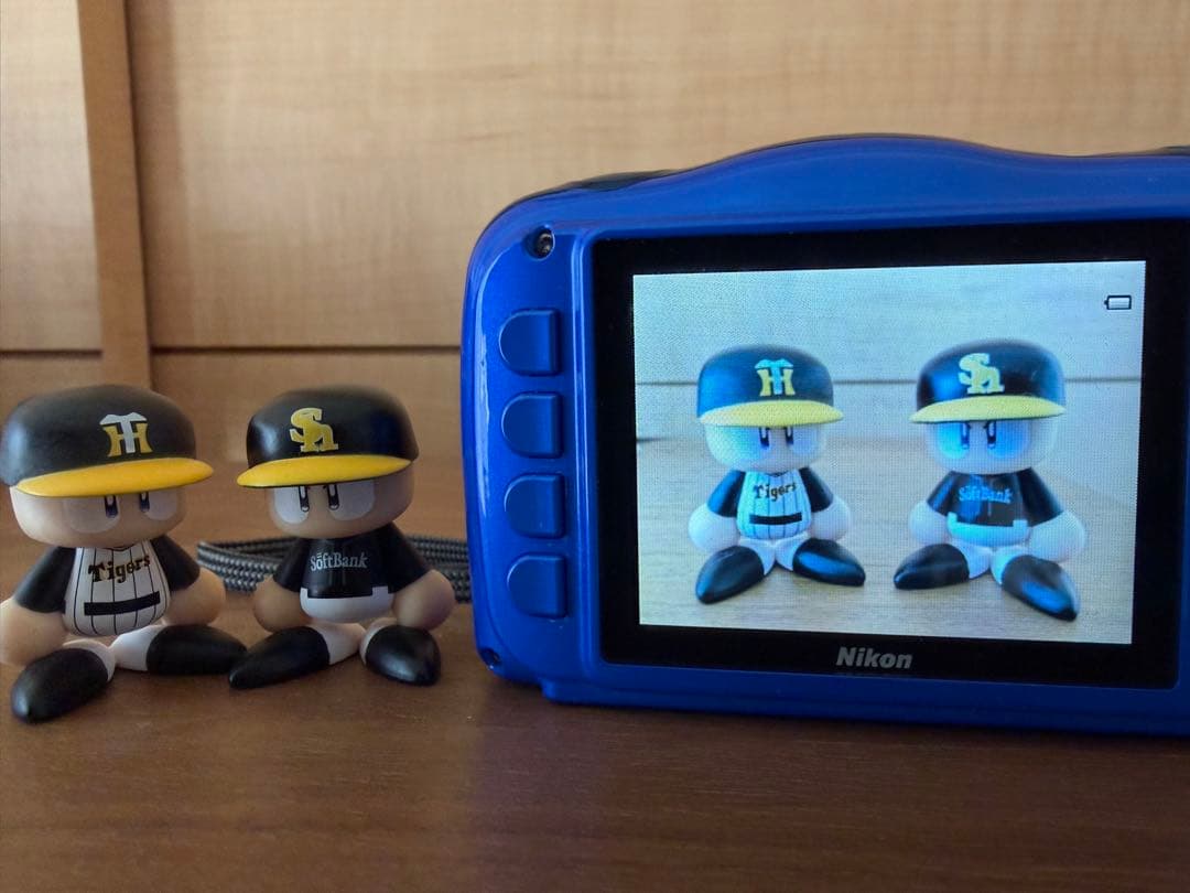 は*ふ様 【美品】Nikon COOLPIX W100 ブルー　防水デジカメ