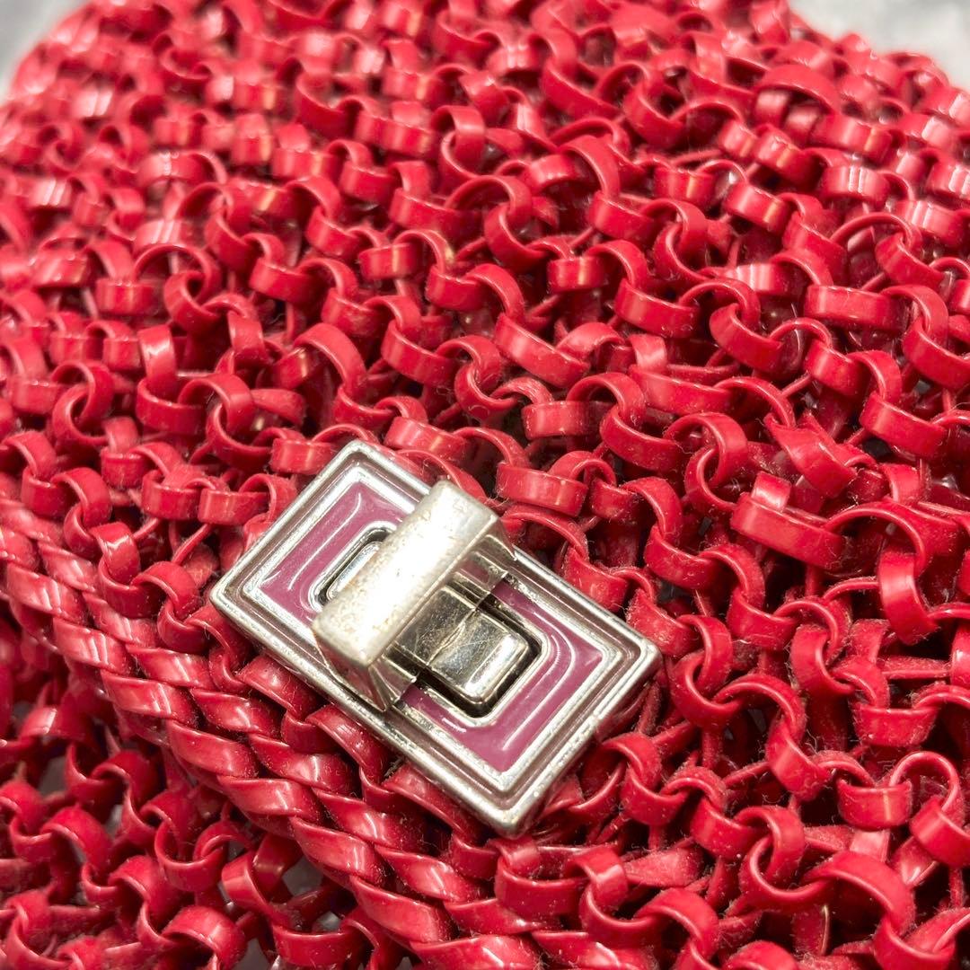 美品✨アンテプリマ ルケット 3way ターンロック ショルダーバッグ 赤