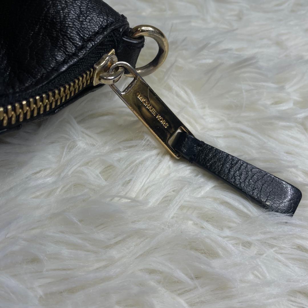 マイケルコース 2way ハンドバッグ ワンショルダー レザー ブラック