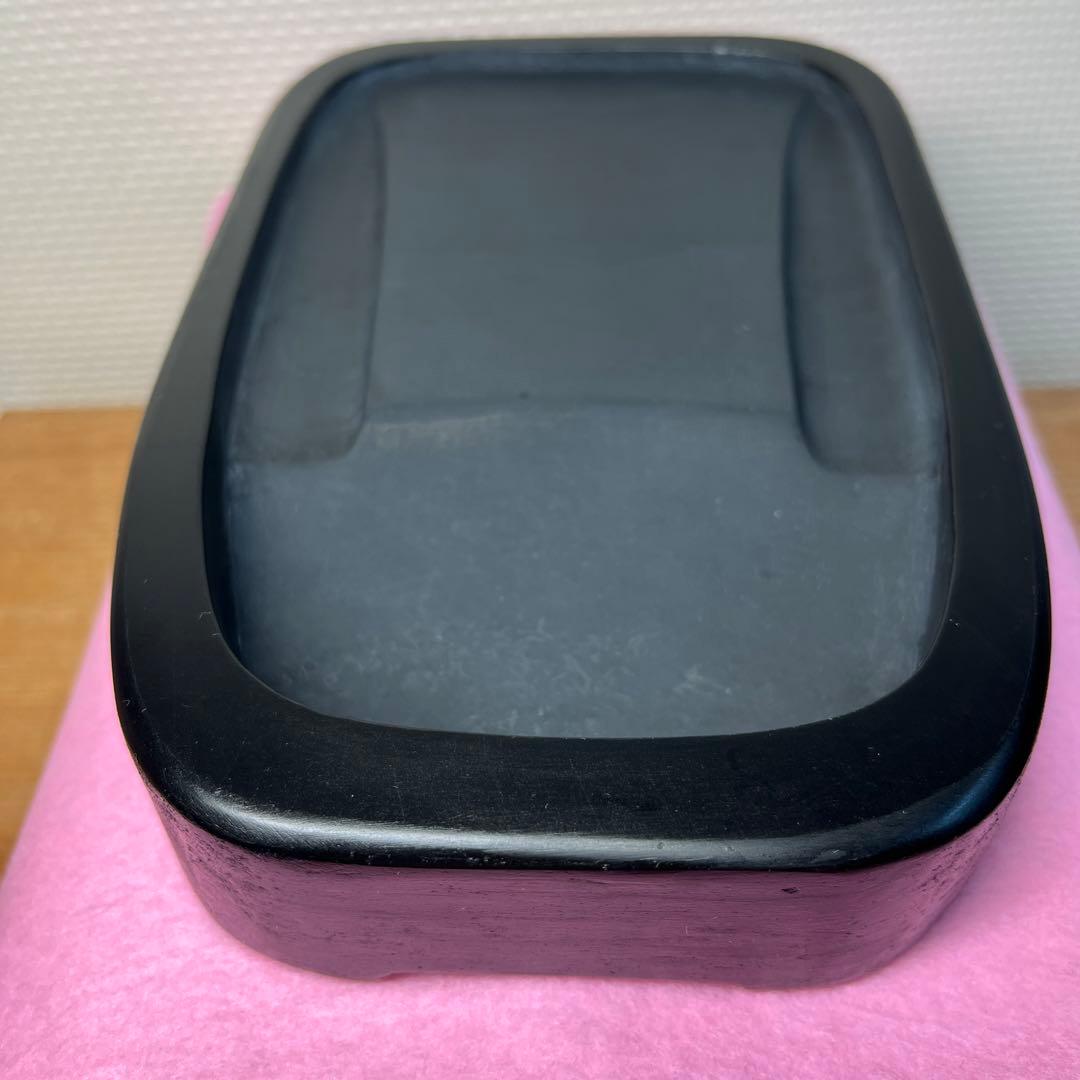 ⭕️雄勝硯　伝統工芸士　特殊彫　希少　四つ足　石紋綺麗　匠　高橋仁夫　岳成　四六寸