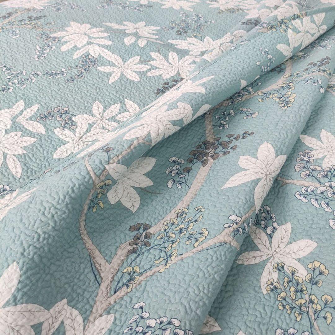 キルトベッドカバー3点セット綿マルチカバー キルティング 646