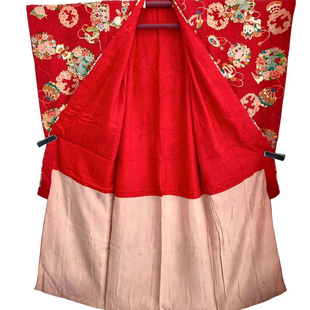 アンティーク　女の子　子供着物　アンティーク着物　七五三　NO6