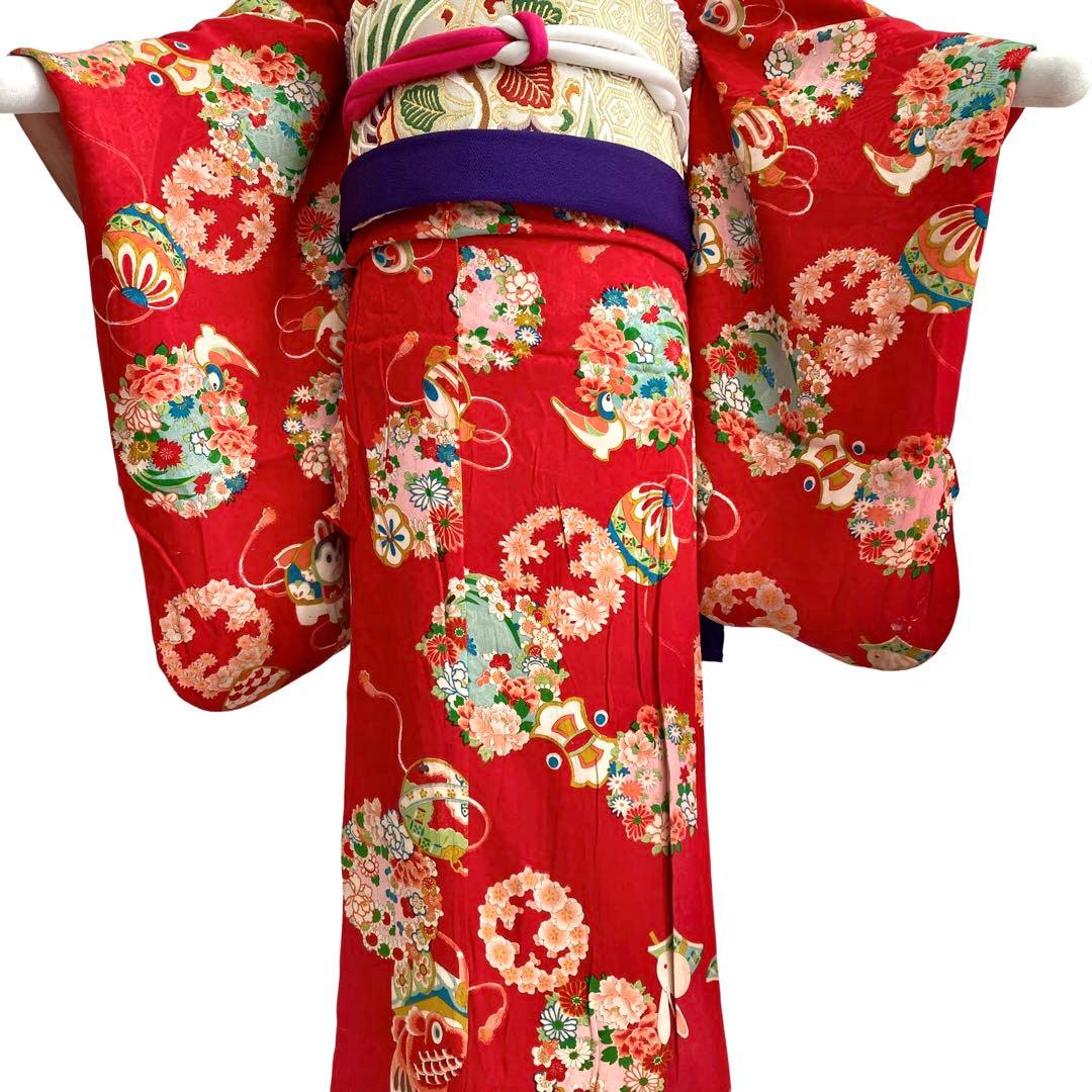 アンティーク　女の子　子供着物　アンティーク着物　七五三　NO6