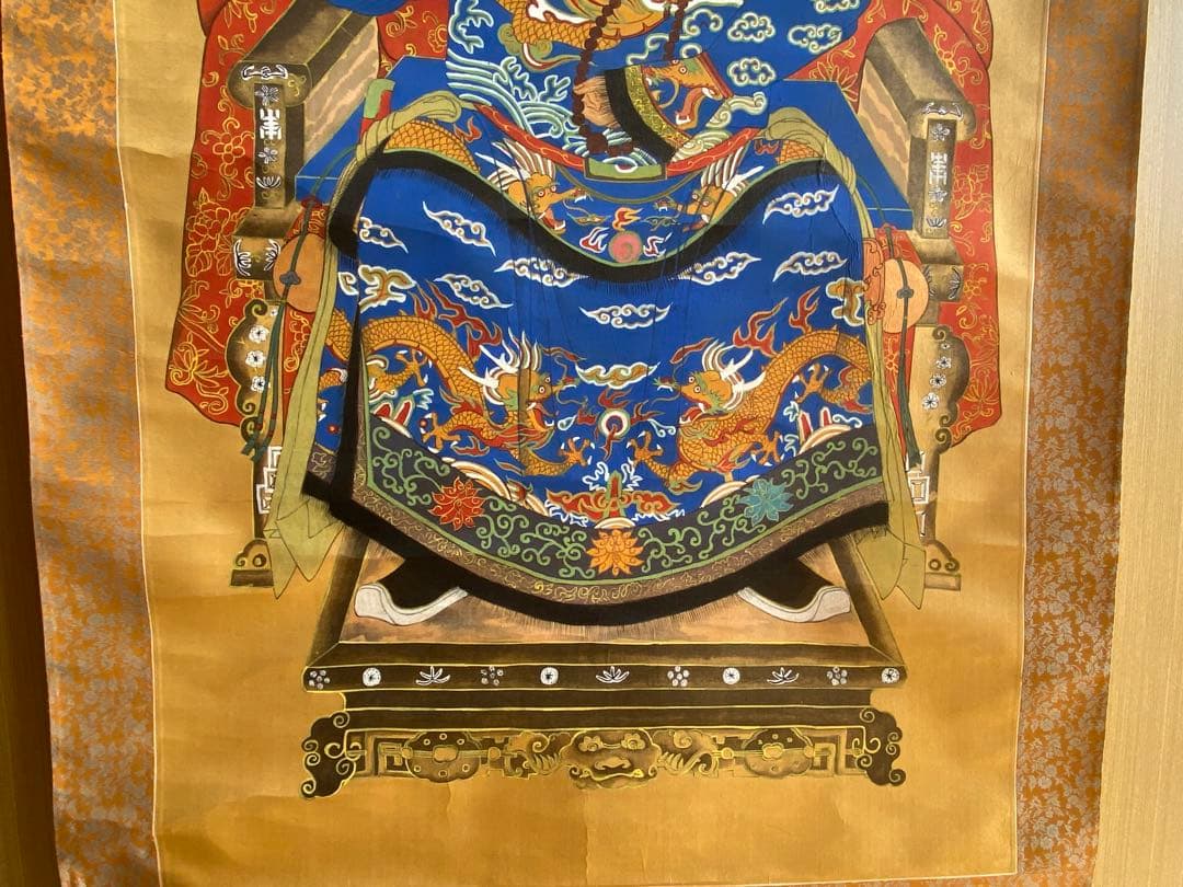 中国明の大臣　哲学者　王陽明という人物　油絵