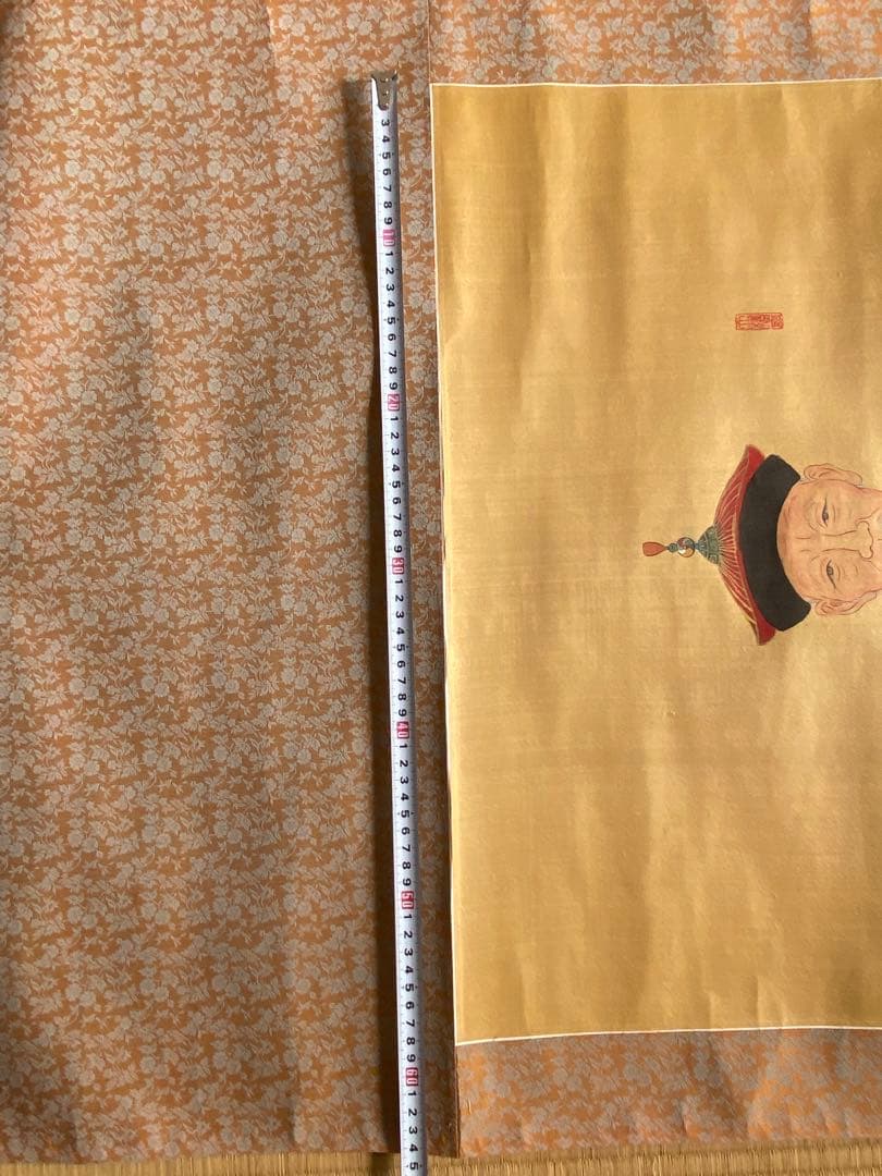 中国明の大臣　哲学者　王陽明という人物　油絵