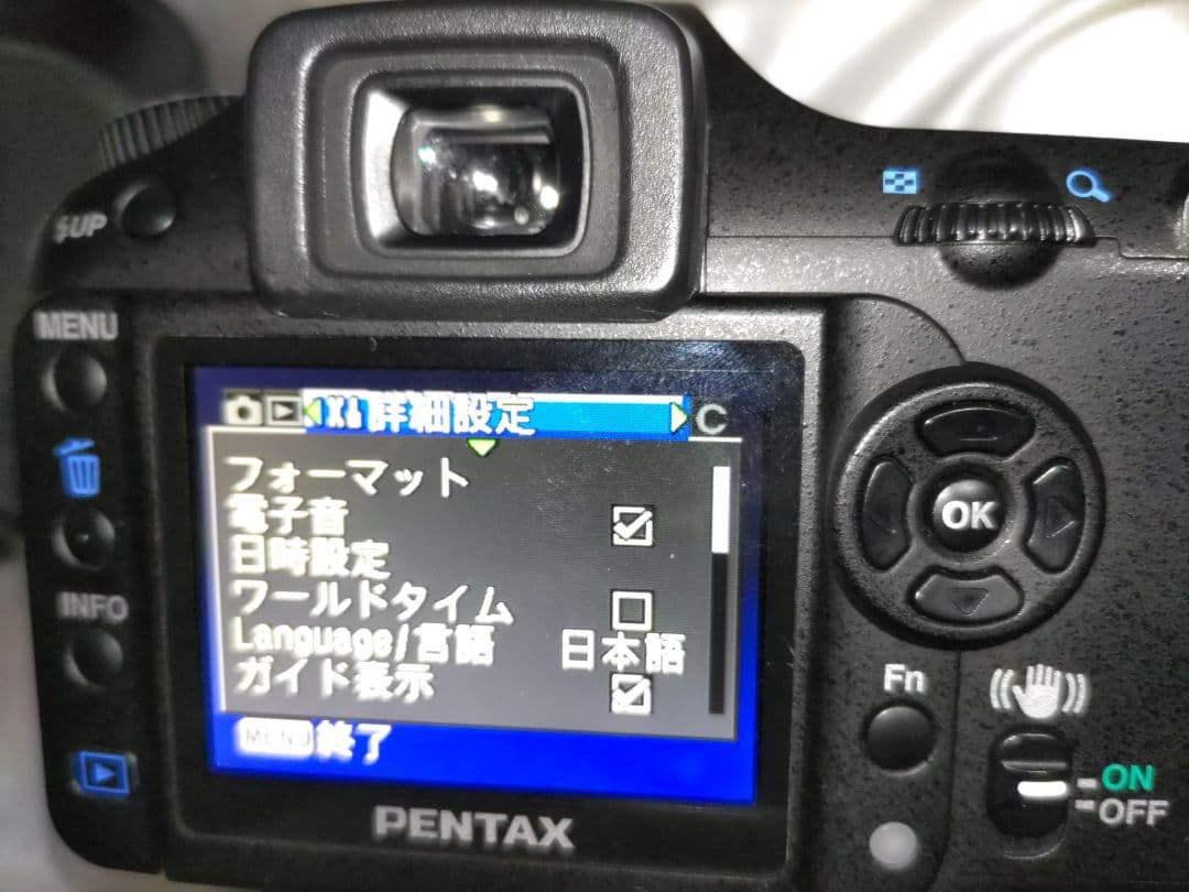 K100D ショット数3,705回 ペンタックス PENTAX CCD カメラ
