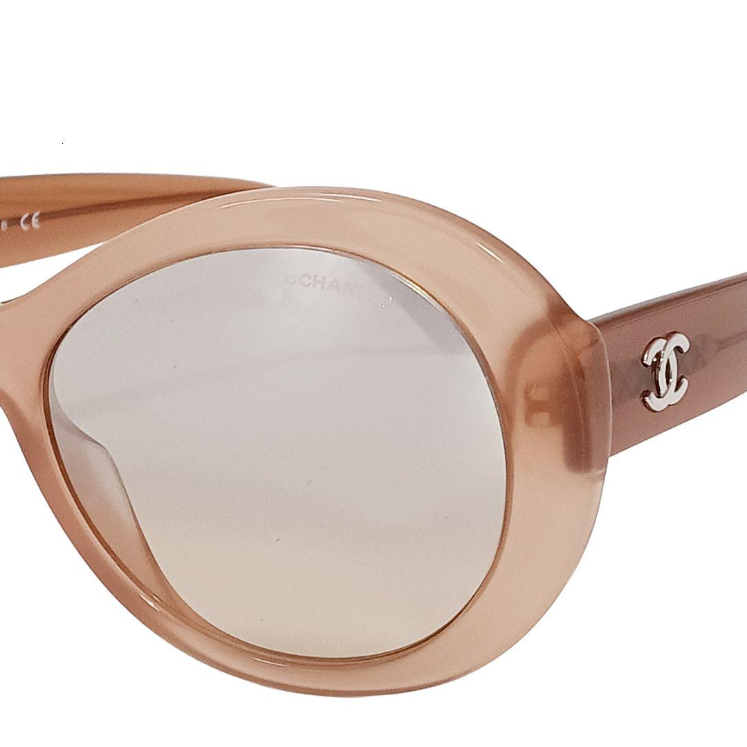 シャネル サングラス ココマーク ピンク ブラウン レディース シルバー