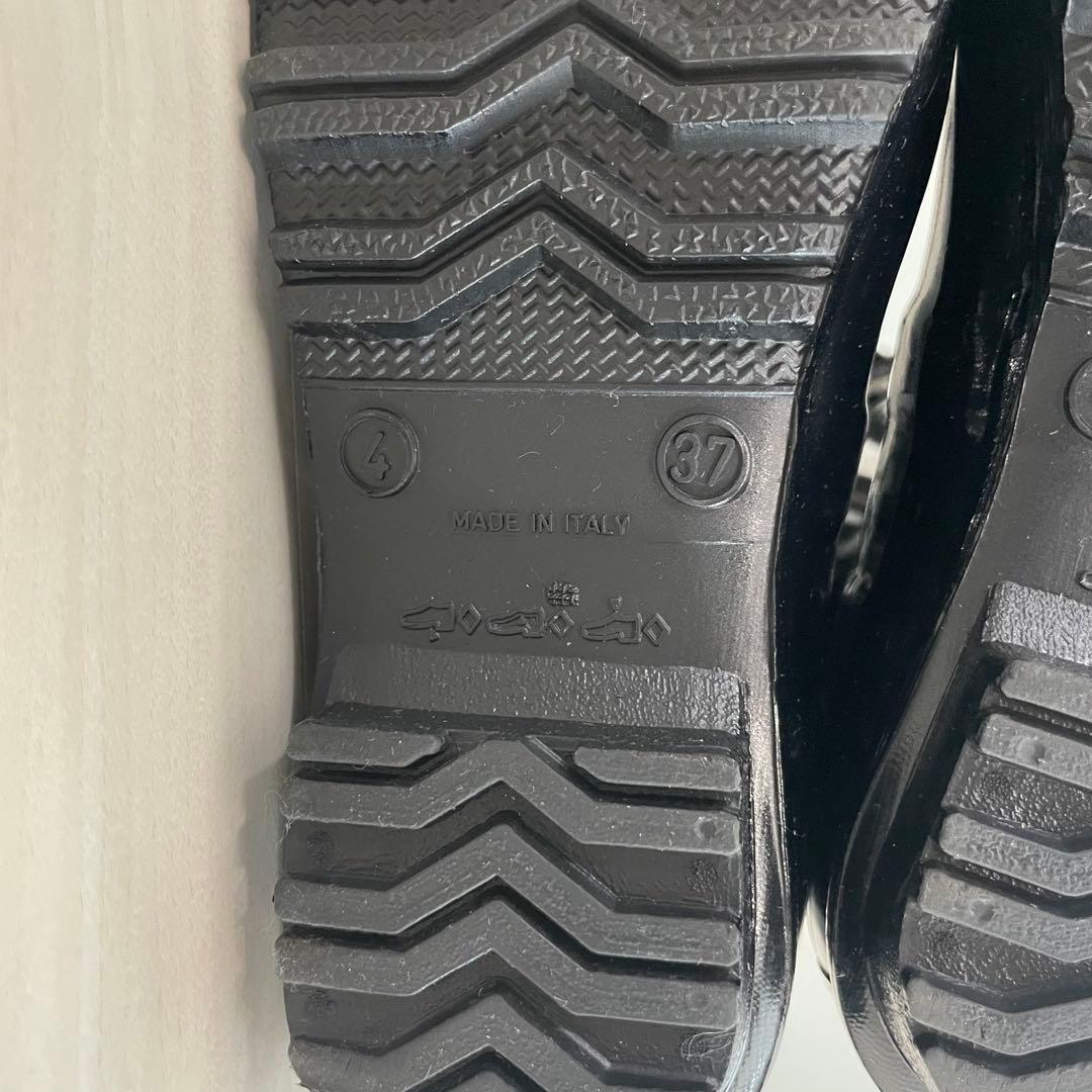【極美品】レッドヴァレンティノ レインブーツ ブラック 37 箱付き