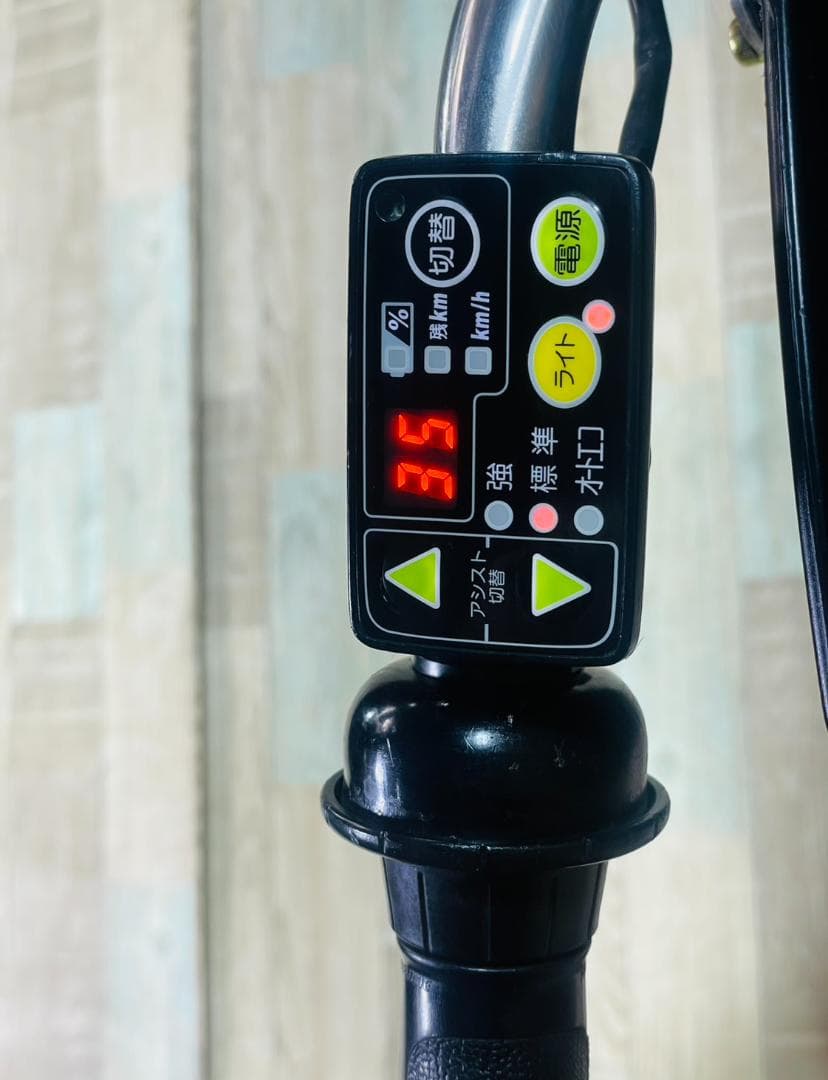 ブリヂストン No1モデル レッド系 子供乗せ電動アシスト H3382