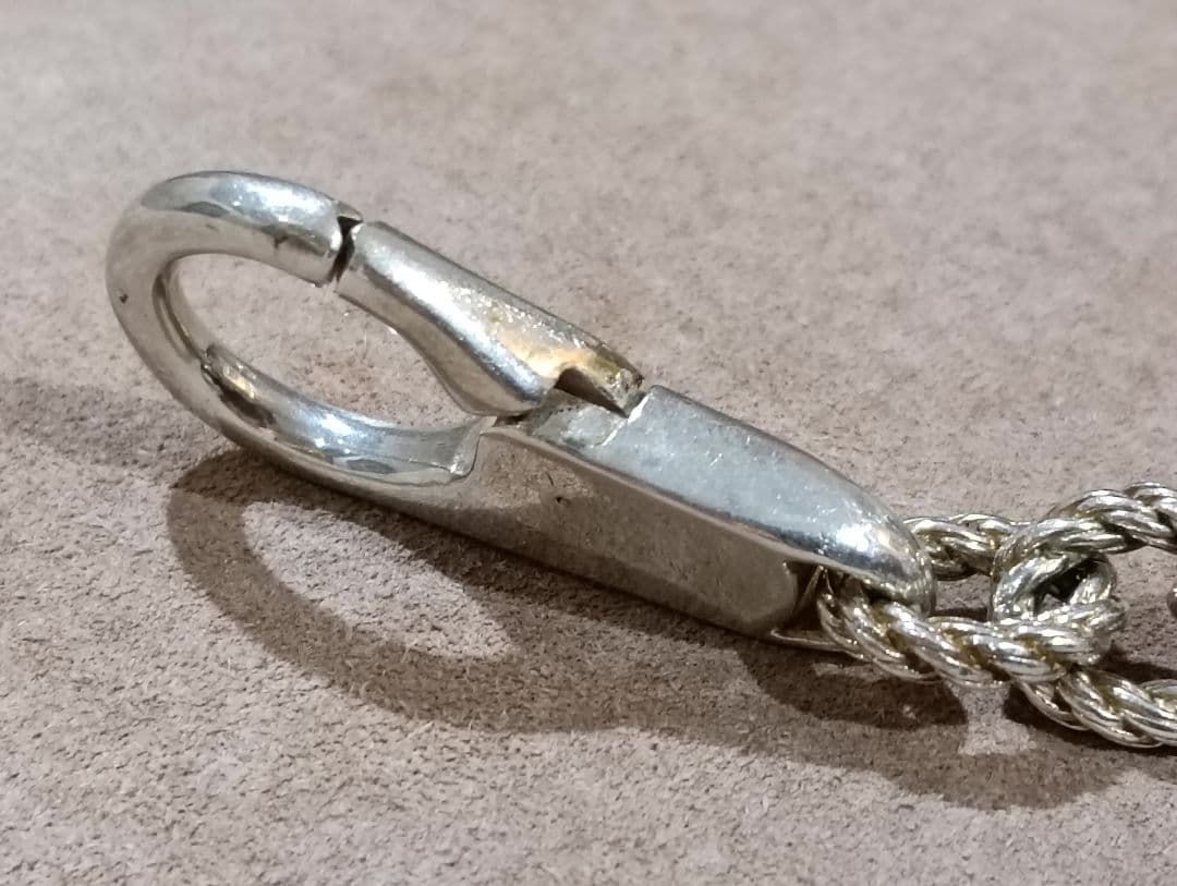 L*A様 エルメス　キーホルダー　キーリング　カドリーユ　シルバー　ビンテージ