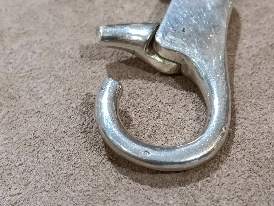 L*A様 エルメス　キーホルダー　キーリング　カドリーユ　シルバー　ビンテージ