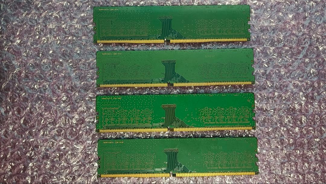 DDR4 8GBx4枚 32GB pc4-2400 動作確認済み ③