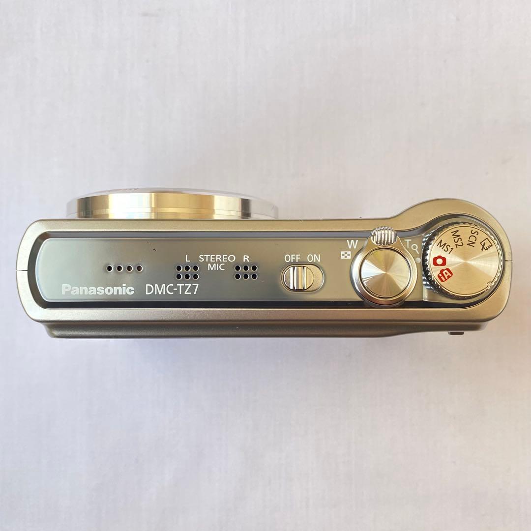 【美品】Panasonic LUMIX DMC-TZ7 シルバー 中古 現状品