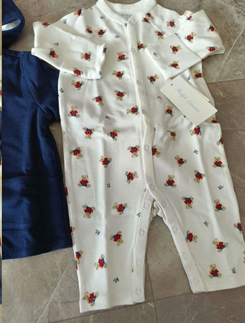 Ralph Lauren パーカー ロンパース ビブ セット ラルフローレン