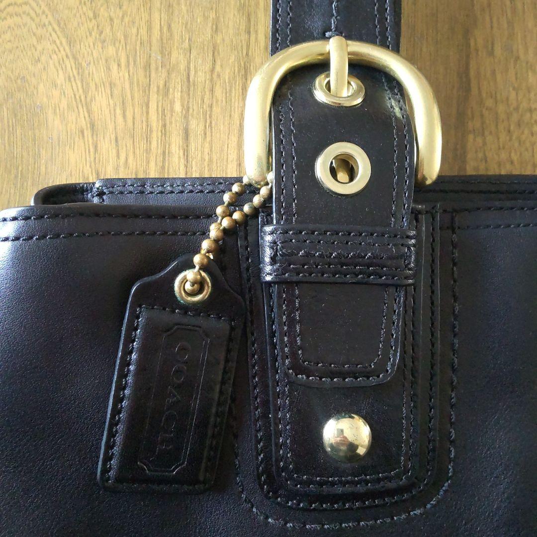 COACH　黒レザーバッグ