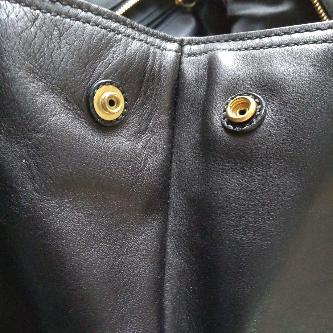 COACH　黒レザーバッグ