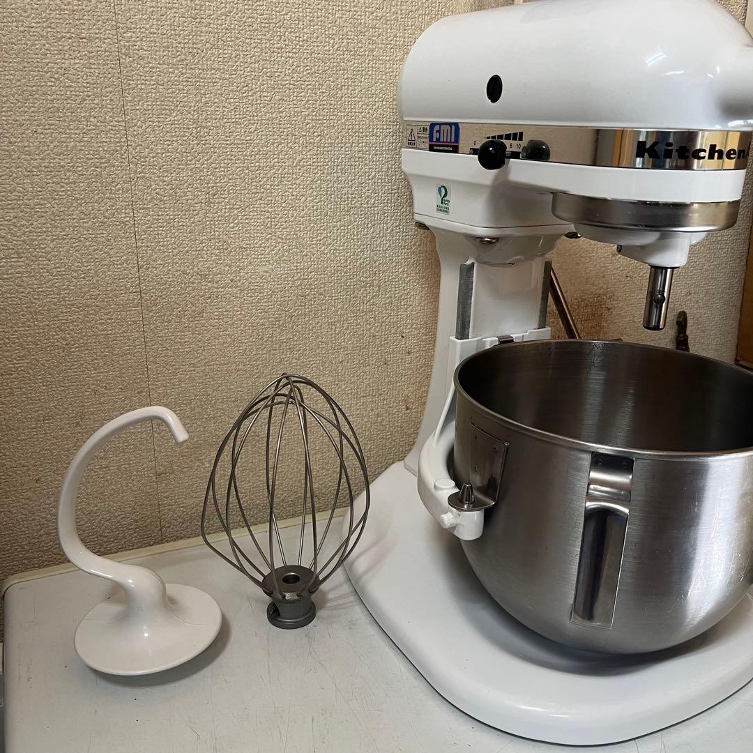KitchenAid スタンドミキサー KSM5 ホワイト ジャンク　中古