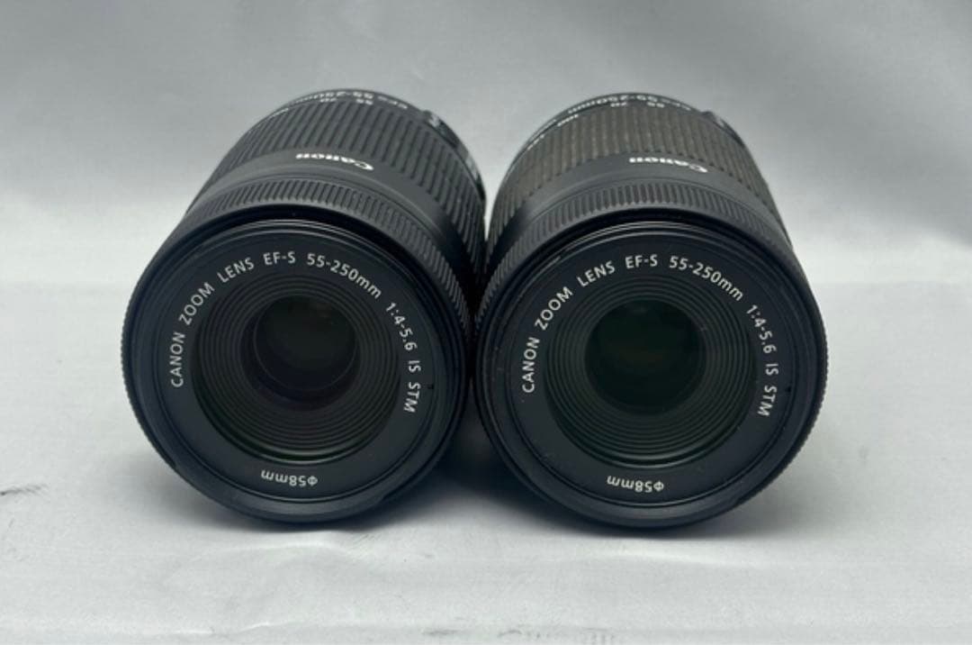 未使用に近い！Canon EF-S55-250mm F4-5.6 IS STM