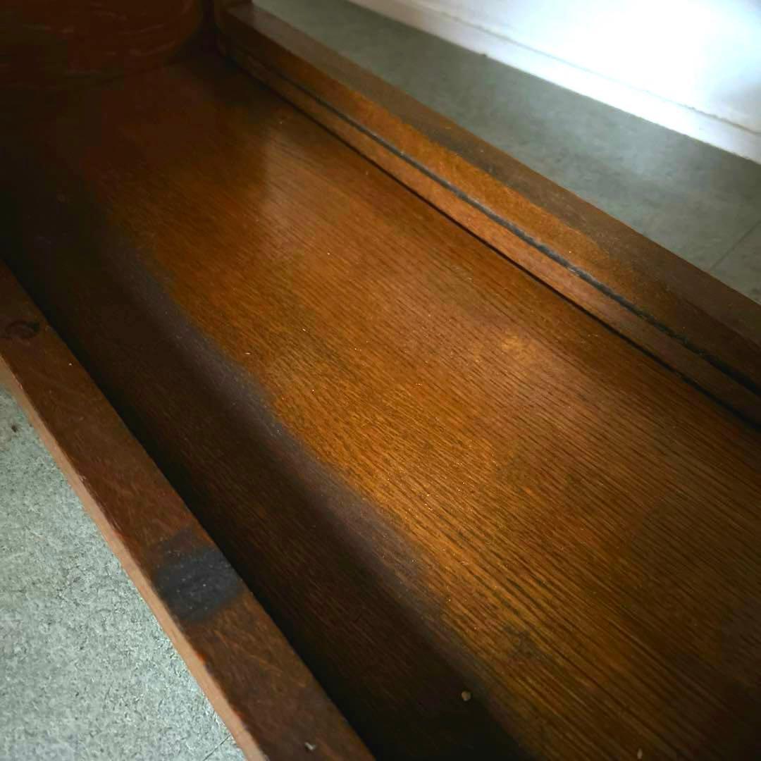 値下げ❗️ヤマハ 日本楽器 アンティーク 本棚　昭和レトロ② 組み立て済み