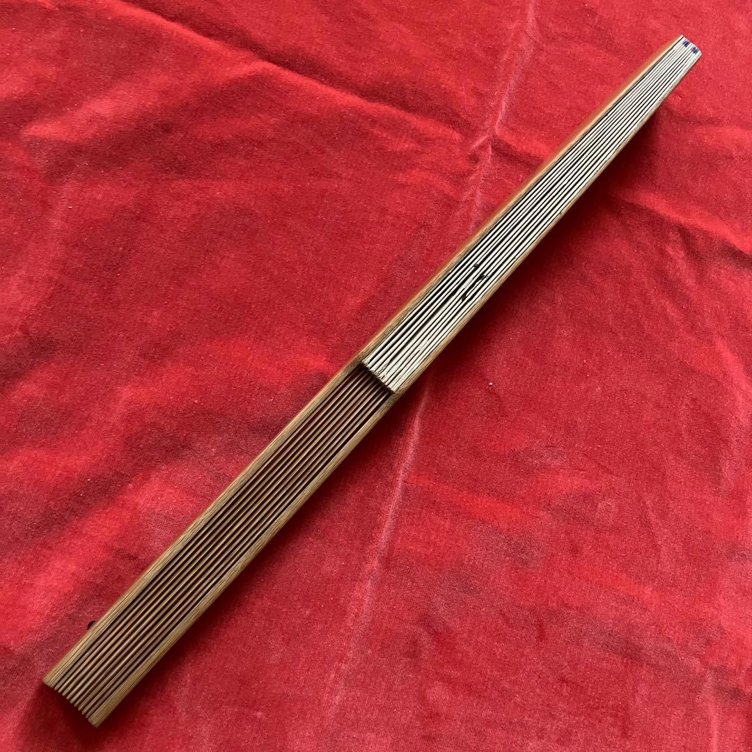 ポ*ム様 茶道具　中国　山水画扇　51㎝　大きい扇子　茶道具