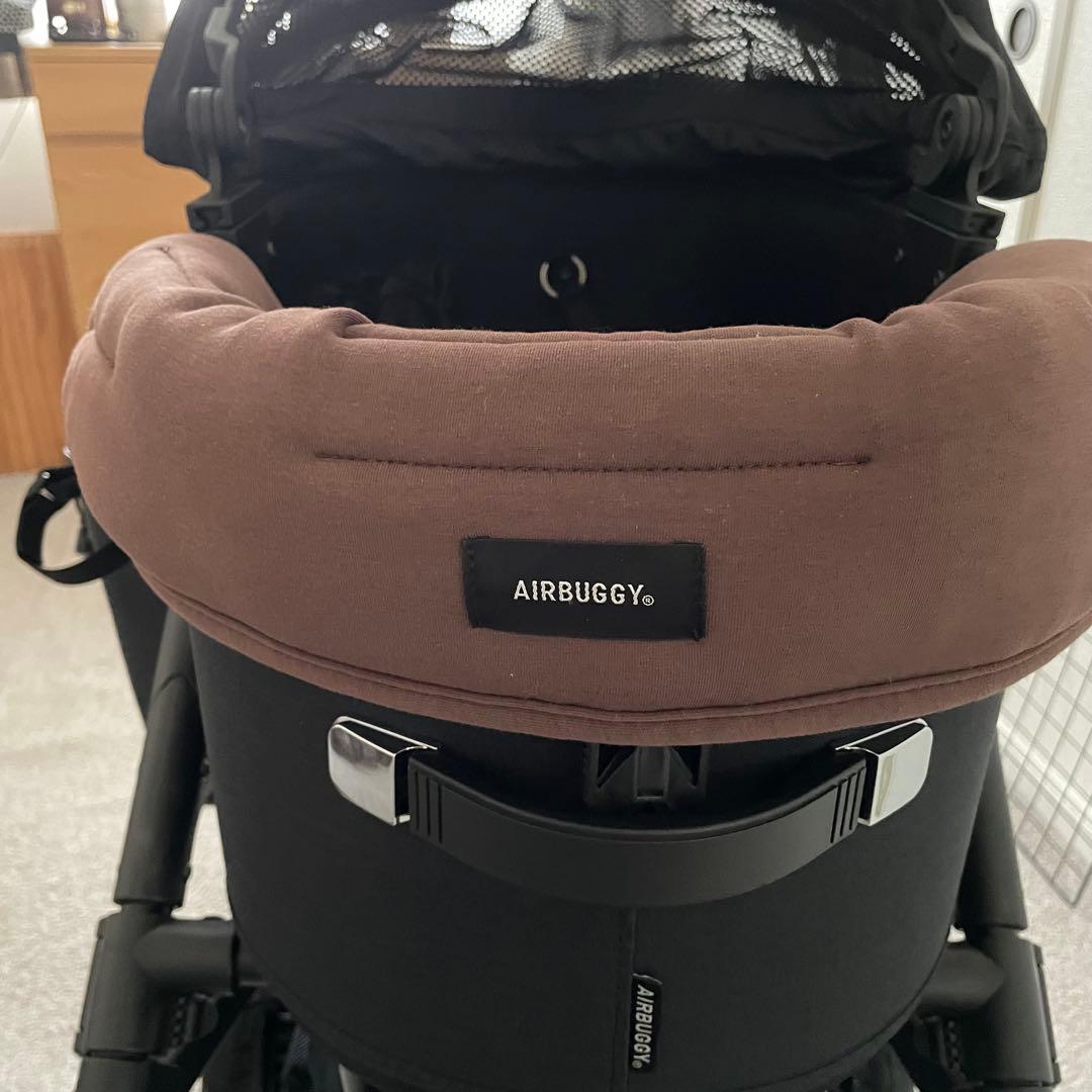 【美品】エアバギー ドーム3レギュラーアースブラック コーナークッション付き